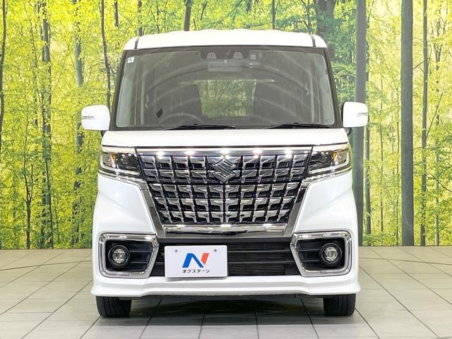 スペーシアカスタム ハイブリッドＸＳ　禁煙車　両側電動ドア　ＳＤナビ　バックカメラ　衝突被害軽減システム　レーダークルーズ　ハーフレザーシート　シートヒーター　ドラレコ　コーナーセンサー　スマートキー　ＬＥＤヘッド　ビルトインＥＴＣ（13枚目）