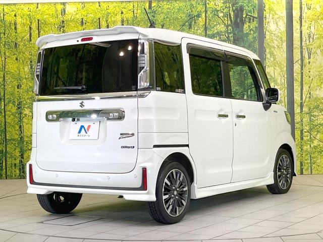 スペーシアカスタム ハイブリッドＸＳ　禁煙車　両側電動ドア　ＳＤナビ　バックカメラ　衝突被害軽減システム　レーダークルーズ　ハーフレザーシート　シートヒーター　ドラレコ　コーナーセンサー　スマートキー　ＬＥＤヘッド　ビルトインＥＴＣ（16枚目）