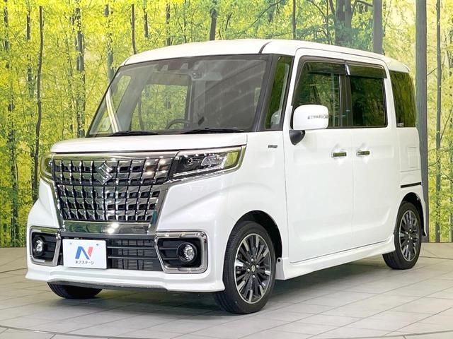 スペーシアカスタム ハイブリッドＸＳ　禁煙車　両側電動ドア　ＳＤナビ　バックカメラ　衝突被害軽減システム　レーダークルーズ　ハーフレザーシート　シートヒーター　ドラレコ　コーナーセンサー　スマートキー　ＬＥＤヘッド　ビルトインＥＴＣ（62枚目）