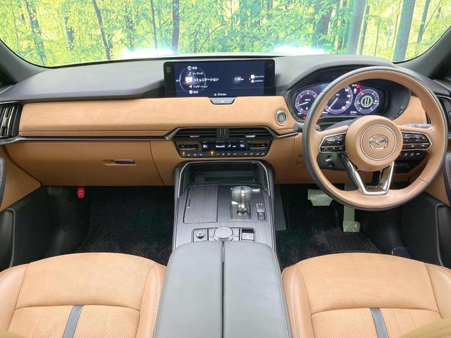 ＣＸ－６０ ＸＤ－ハイブリッド　プレミアムスポーツ　禁煙車　４ＷＤ　ターボ　サンルーフ　純正ＳＤナビ　全周囲カメラ　ＢＯＳＥサウンド　衝突被害軽減システム　レーダークルーズ　電動リアゲート　ハーフレザーシート　前席シートエアコン　ドラレコ（2枚目）
