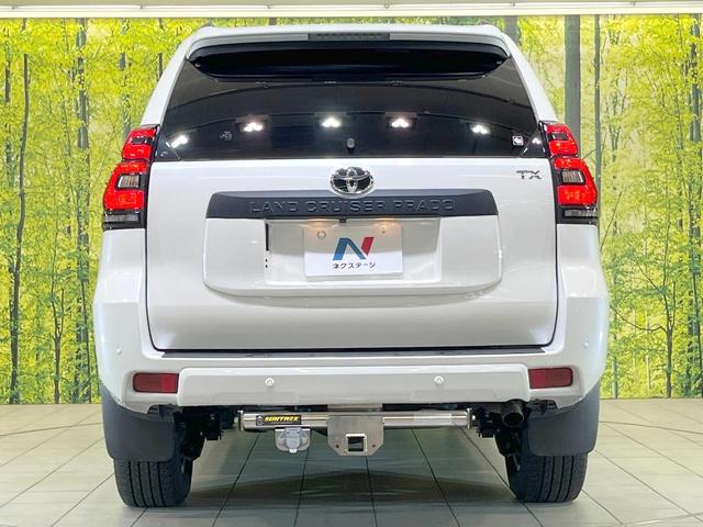 ランドクルーザープラド ＴＸ　Ｌパッケージ　マットブラックエディション　禁煙車　４ＷＤ　７人乗り　バックカメラ　レーダークルーズ　レザーシート　前席シートエアコン　ドラレコ　コーナーセンサー　スマートキー　ＬＥＤヘッド　ビルトインＥＴＣ　オートハイビーム　車線逸脱警報（75枚目）