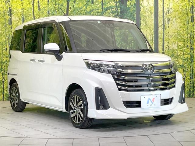 ルーミー カスタムG 禁煙車 両側電動ドア バックカメラ 衝突被害軽減システム レーダークルーズ コーナーセンサー スマートキー LEDヘッド 車線逸脱警報 オートライト オートエアコン 純正14インチアルミ(16枚目)