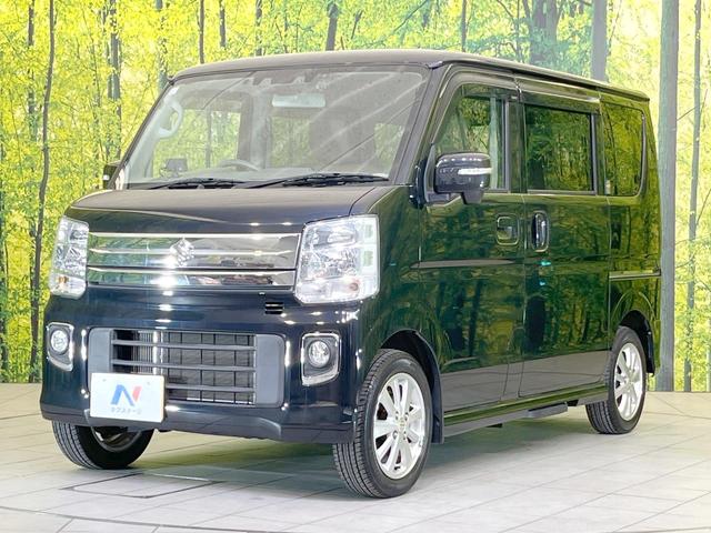 エブリイワゴン PZターボスペシャル 禁煙車 両側電動ドア SDナビ バックカメラ 衝突被害軽減システム ドラレコ スマートキー HIDヘッド ETC オートライト オートエアコン 純正14インチアルミ Bluetooth CD(61枚目)