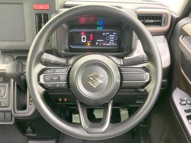 スペーシア ハイブリッドG 届出済未使用車 衝突被害軽減システム コーナーセンサー スマートキー 車線逸脱防止 LEDヘッド オートライト オートエアコン アイドリングストップ 横滑り防止 ヘッドライトレベライザー(8枚目)