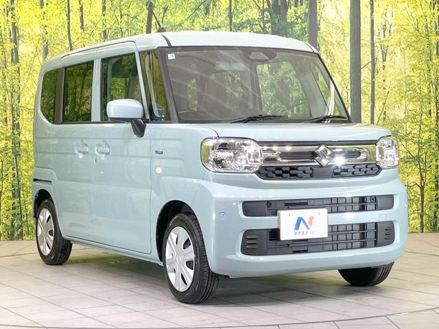 スペーシア ハイブリッドG 届出済未使用車 衝突被害軽減システム コーナーセンサー スマートキー 車線逸脱防止 LEDヘッド オートライト オートエアコン アイドリングストップ 横滑り防止 ヘッドライトレベライザー(17枚目)