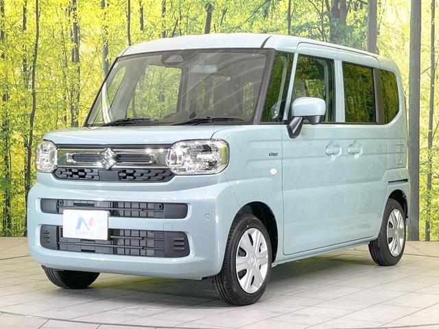 スペーシア ハイブリッドG 届出済未使用車 衝突被害軽減システム コーナーセンサー スマートキー 車線逸脱防止 LEDヘッド オートライト オートエアコン アイドリングストップ 横滑り防止 ヘッドライトレベライザー(21枚目)