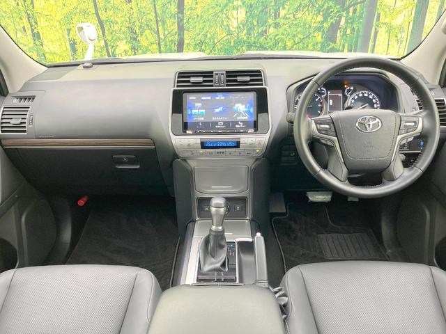 ランドクルーザープラド TX Lパッケージ マットブラックエディション 禁煙車 サンルーフ 9型ナビ バックカメラ 衝突被害軽減システム レーダークルーズ レザーシート 前席シートエアコン ドラレコ コーナーセンサー LEDヘッド ルーフレール ビルトインETC(2枚目)