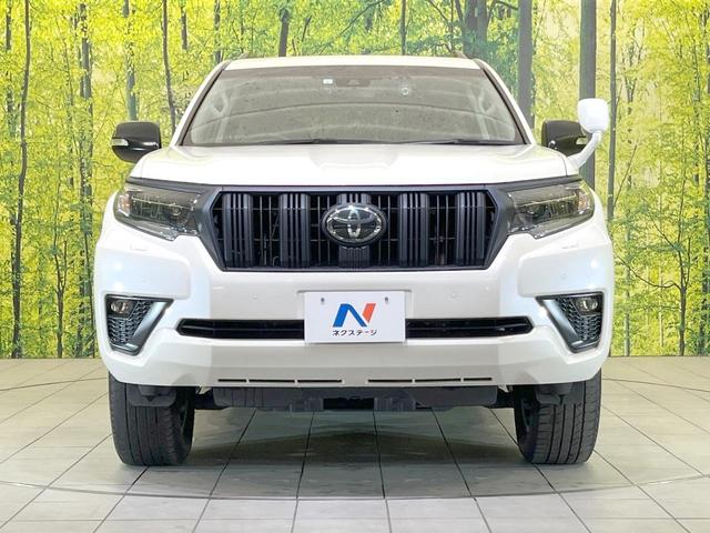 ランドクルーザープラド TX Lパッケージ マットブラックエディション 禁煙車 サンルーフ 9型ナビ バックカメラ 衝突被害軽減システム レーダークルーズ レザーシート 前席シートエアコン ドラレコ コーナーセンサー LEDヘッド ルーフレール ビルトインETC(16枚目)