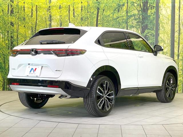 ヴェゼル e:HEV Z 登録済未使用車 全周囲カメラ 衝突被害軽減システム レーダークルーズ 電動リアゲート ハーフレザーシート コーナーセンサー スマートキー LEDヘッド ETC2.0 車線逸脱警報 ワンオーナー(16枚目)