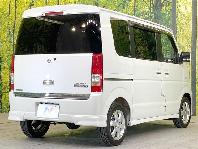 エブリイワゴン PZターボスペシャル 禁煙車 4WD 両側電動ドア SDナビ シートヒーター HIDヘッド ETC オートエアコン 純正14インチアルミ Bluetooth CD DVD再生 地デジ HIDフォグ(17枚目)