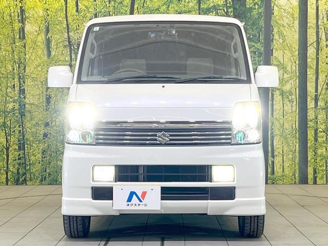 エブリイワゴン PZターボスペシャル 禁煙車 4WD 両側電動ドア SDナビ シートヒーター HIDヘッド ETC オートエアコン 純正14インチアルミ Bluetooth CD DVD再生 地デジ HIDフォグ(49枚目)