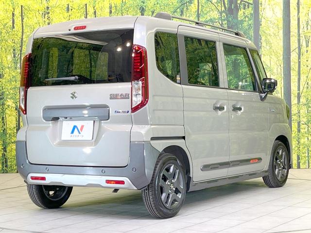 スペーシアギア ハイブリッドXZ 届出済未使用車 両側電動ドア 全周囲カメラ 衝突被害軽減システム レーダークルーズ コーナーセンサー スマートキー LEDヘッド 車線逸脱警報 オートライト オートエアコン Bluetooth(17枚目)