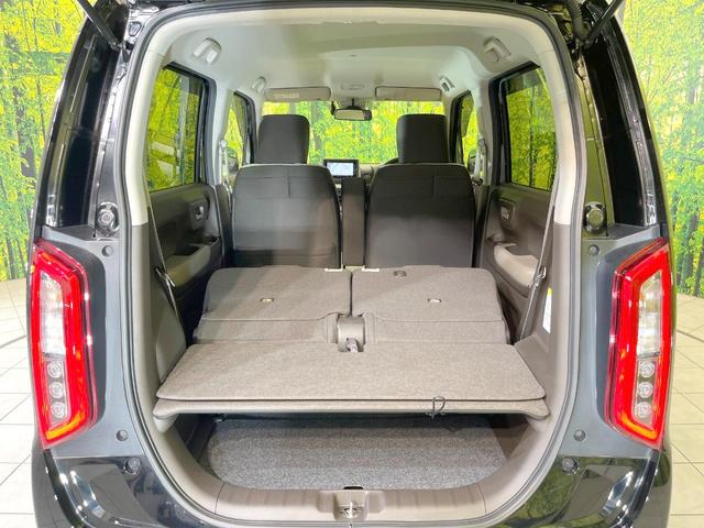 普段のお買い物や通勤、送迎等に十分な荷室スペースを確保しております。セカンドシートを倒すと、大きな荷物の積載も可能です♪