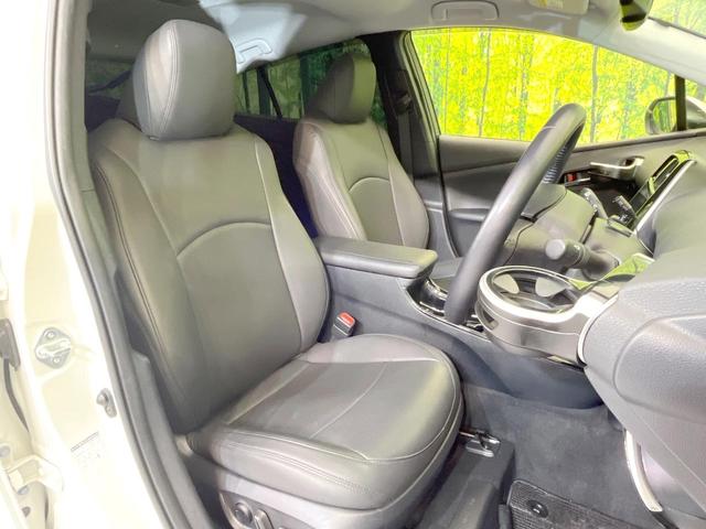 プリウス A 禁煙車 9型ナビ バックカメラ 衝突被害軽減システム レーダークルーズ パワーシート ドラレコ コーナーセンサー スマートキー LEDヘッド ビルトインETC オートハイビーム(8枚目)