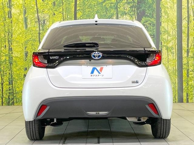 ヤリス ハイブリッドX 禁煙車 純正ディスプレイオーディオ バックカメラ 衝突被害軽減システム レーダークルーズ コーナーセンサー スマートキー ビルトインETC オートライト オートエアコン Bluetooth(55枚目)