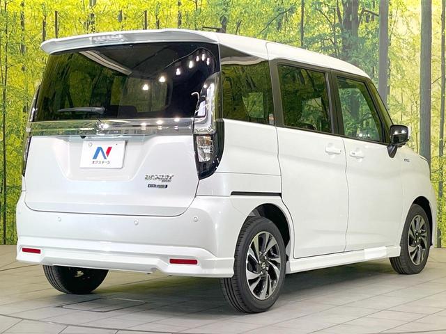 ソリオバンディット ハイブリッドＭＶ　メーカーナビ　　全周囲カメラ　両側電動ドア　衝突被害軽減システム　レーダークルーズ　コーナーセンサー　スマートキー　ＬＥＤヘッド　純正１５インチアルミ　オートハイビーム　車線逸脱警報　オートライト（17枚目）