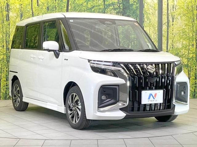 ソリオバンディット ハイブリッドＭＶ　メーカーナビ　　全周囲カメラ　両側電動ドア　衝突被害軽減システム　レーダークルーズ　コーナーセンサー　スマートキー　ＬＥＤヘッド　純正１５インチアルミ　オートハイビーム　車線逸脱警報　オートライト（22枚目）