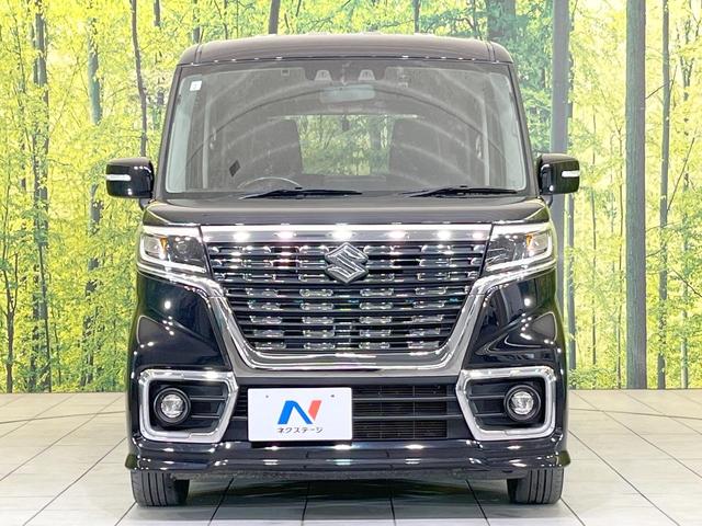 スペーシアカスタム ハイブリッドＸＳ　両側電動ドア　ＳＤナビ　バックカメラ　衝突被害軽減システム　レーダークルーズ　禁煙車　ハーフレザーシート　シートヒーター　ドラレコ　コーナーセンサー　スマートキー　ＬＥＤヘッド　ビルトインＥＴＣ（14枚目）