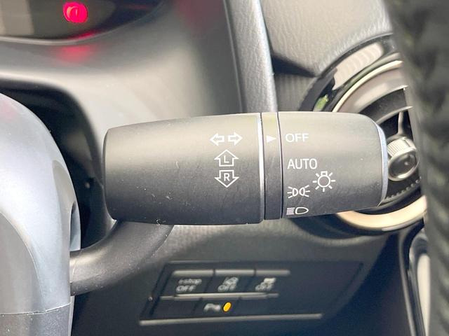 デミオ １３Ｓツーリング　Ｌパッケージ　バックカメラ　衝突被害軽減システム　レーダークルーズ　禁煙車　ハーフレザーシート　ドラレコ　コーナーセンサー　スマートキー　ＬＥＤヘッド　ＥＴＣ　純正１５インチアルミ　車線逸脱警報　オートライト（47枚目）