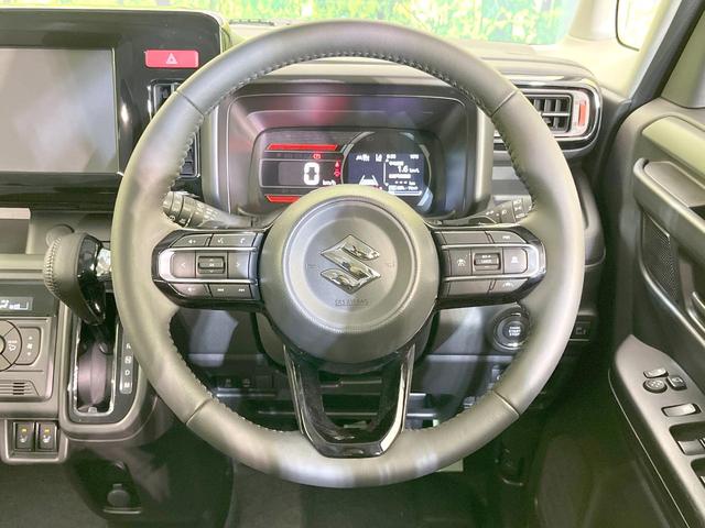 スペーシアギア ハイブリッドＸＺ　ターボ　届出済未使用車　ターボ　両側電動ドア　衝突被害軽減システム　レーダークルーズ　禁煙車　コーナーセンサー　スマートキー　ＬＥＤヘッド　ルーフレール　純正１４インチアルミ　オートハイビーム　車線（6枚目）