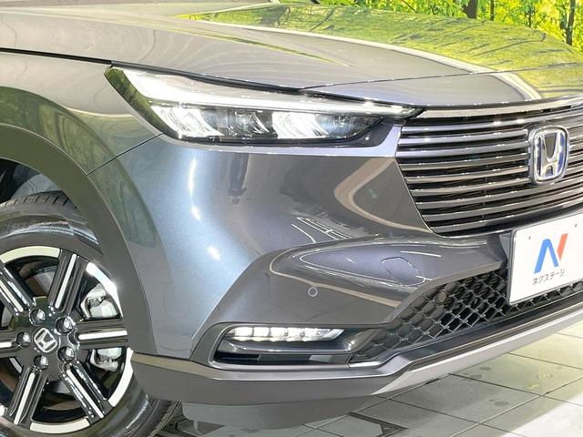 ヴェゼル ｅ：ＨＥＶ　Ｘ　禁煙車　純正９インチナビ　バックモニター　ＥＴＣ　ドライブレコーダー　レーダークルーズコントロール　ＬＥＤヘッド　クリアランスソナー　レーンアシスト　衝突被害軽減システム　オートエアコン　オートライト（27枚目）