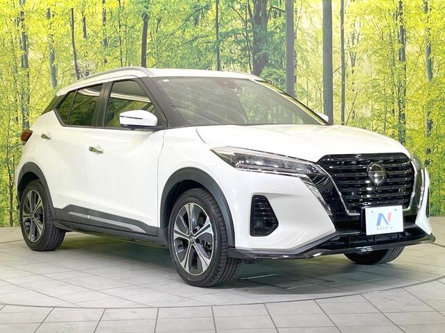 キックス Ｘ　ＳＤナビ　全周囲カメラ　衝突被害軽減システム　禁煙車　ハーフレザーシート　ドラレコ　コーナーセンサー　スマートキー　ＬＥＤヘッド　ビルトインＥＴＣ　純正１７インチアルミ　車線逸脱警報　オートライト（21枚目）