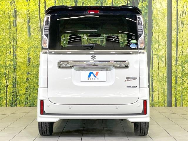 スペーシアカスタム ハイブリッドXS 両側電動ドア SDナビ 全周囲カメラ 衝突被害軽減システム ハーフレザーシート シートヒーター ドラレコ コーナーセンサー スマートキー LEDヘッド ETC 純正15インチアルミ オートライト(15枚目)