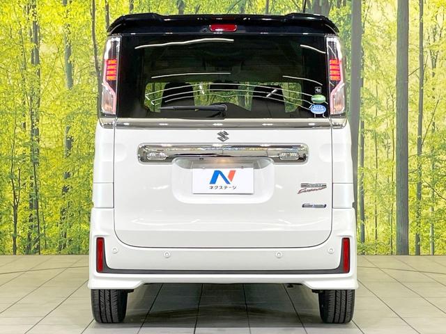 スペーシアカスタム ハイブリッドXS 両側電動ドア SDナビ 全周囲カメラ 衝突被害軽減システム ハーフレザーシート シートヒーター ドラレコ コーナーセンサー スマートキー LEDヘッド ETC 純正15インチアルミ オートライト(25枚目)