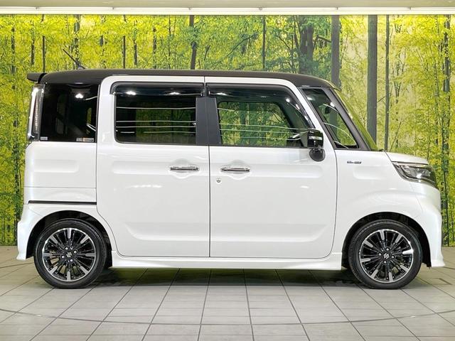 スペーシアカスタム ハイブリッドXS 両側電動ドア SDナビ 全周囲カメラ 衝突被害軽減システム ハーフレザーシート シートヒーター ドラレコ コーナーセンサー スマートキー LEDヘッド ETC 純正15インチアルミ オートライト(28枚目)