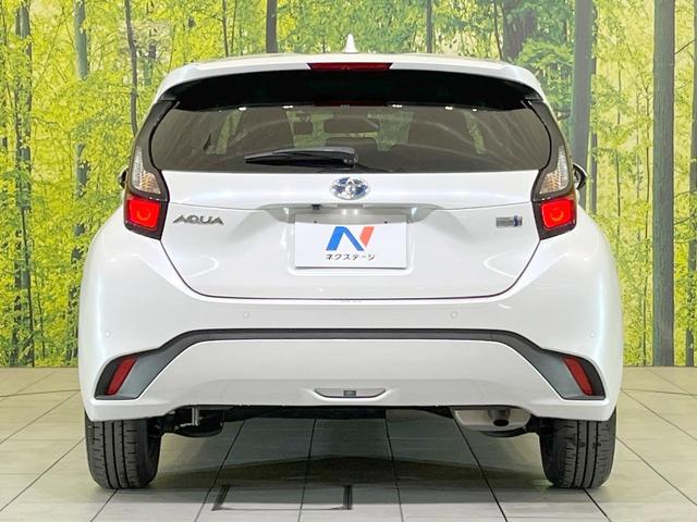 アクア G 禁煙車 純正SDナビ バックカメラ 衝突被害軽減システム レーダークルーズ ドラレコ コーナーセンサー スマートキー LEDヘッド ビルトインETC オートハイビーム 車線逸脱警報 オートライト(64枚目)