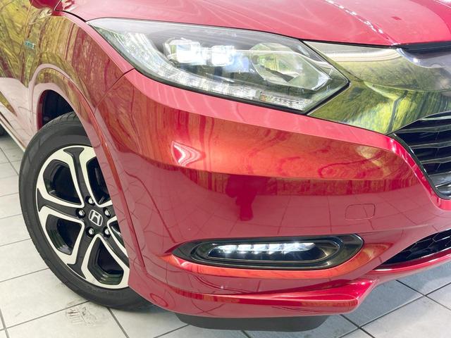 ヴェゼル ハイブリッドZ・ホンダセンシング 純正SDナビ バックカメラ 衝突被害軽減システム レーダークルーズ ハーフレザーシート ドラレコ コーナーセンサー スマートキー LEDヘッド ビルトインETC 純正17インチアルミ 車線逸脱警報(12枚目)