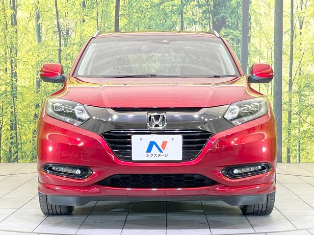 ヴェゼル ハイブリッドZ・ホンダセンシング 純正SDナビ バックカメラ 衝突被害軽減システム レーダークルーズ ハーフレザーシート ドラレコ コーナーセンサー スマートキー LEDヘッド ビルトインETC 純正17インチアルミ 車線逸脱警報(14枚目)