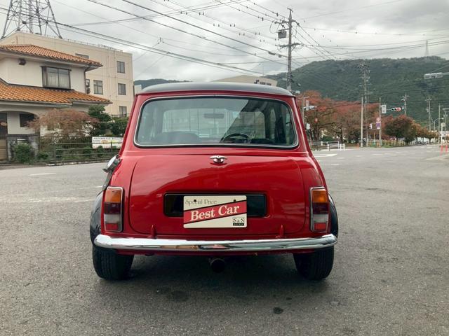 MINI クーパー1.3i 全塗装済み 10インチ6Jワタナベホイール ワイドフェンダー エアコン付き 4MT ハイローキット コイルスプリング FRPボンネット フロントスポイラー(10枚目)