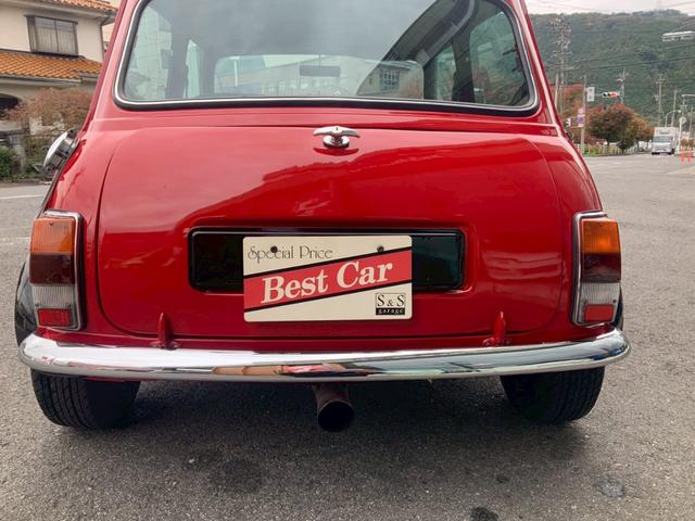 MINI クーパー1.3i 全塗装済み 10インチ6Jワタナベホイール ワイドフェンダー エアコン付き 4MT ハイローキット コイルスプリング FRPボンネット フロントスポイラー(26枚目)