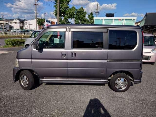 バモス Ｌターボ　ＣＤ　キーレス　木目調インパネ　パワステ　スライドドア　フルフラットシート（5枚目）