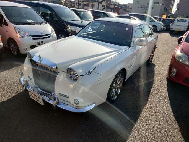 ガリュー 　禁煙　左ハンドル　ＲＲ仕様　Ｖ８　ＥＴＣ　黒革　サンルーフ　アルミ（2枚目）