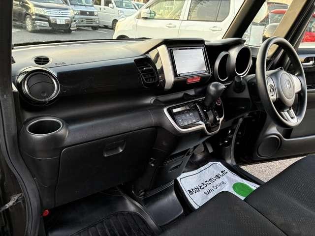 N-BOX G・Lパッケージ 禁煙 ナビTV スマキ― 電スラ ETC フォグ アルミ 保証付き(32枚目)