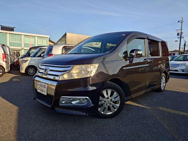 ステップワゴンスパーダ Ｚ　禁煙　ナビＴＶ　Ｂカメ　スマキ―　両電スラ　ＥＴＣ　ＤＶＤ　フグ　アルミ　保証付き（2枚目）