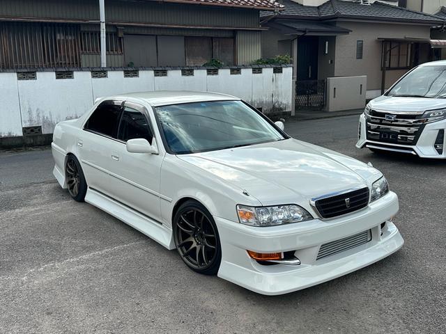 クレスタ ルラーンＳ　ルラーンＧ　仕様　ターボエンジン載せ替え　新品ＢＮスポーツエアロ新品ブリッツ車高調　新品ブリッツラジエーター　新品ブリッツインタークーラー　新品ブリッツエアクリーナー　新品ミッション　新品クラッチ（3枚目）