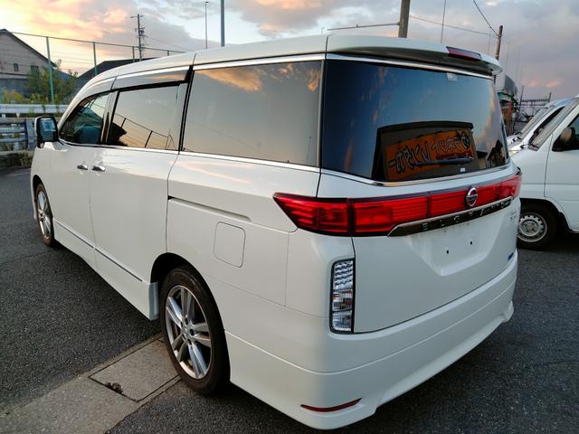 エルグランド 250ハイウェイスター アルパイン8型ナビ フルセグTV DVD 後部モニター 新品タイヤ バックカメラ 両側パワスラ インテリキー2個 プッシュスタート ETC HIDヘッドライト(3枚目)