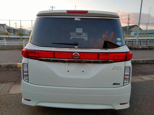 エルグランド 250ハイウェイスター アルパイン8型ナビ フルセグTV DVD 後部モニター 新品タイヤ バックカメラ 両側パワスラ インテリキー2個 プッシュスタート ETC HIDヘッドライト(24枚目)