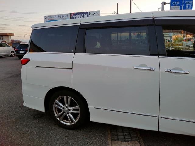 エルグランド 250ハイウェイスター アルパイン8型ナビ フルセグTV DVD 後部モニター 新品タイヤ バックカメラ 両側パワスラ インテリキー2個 プッシュスタート ETC HIDヘッドライト(60枚目)