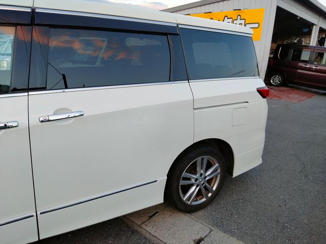 エルグランド 250ハイウェイスター アルパイン8型ナビ フルセグTV DVD 後部モニター 新品タイヤ バックカメラ 両側パワスラ インテリキー2個 プッシュスタート ETC HIDヘッドライト(62枚目)