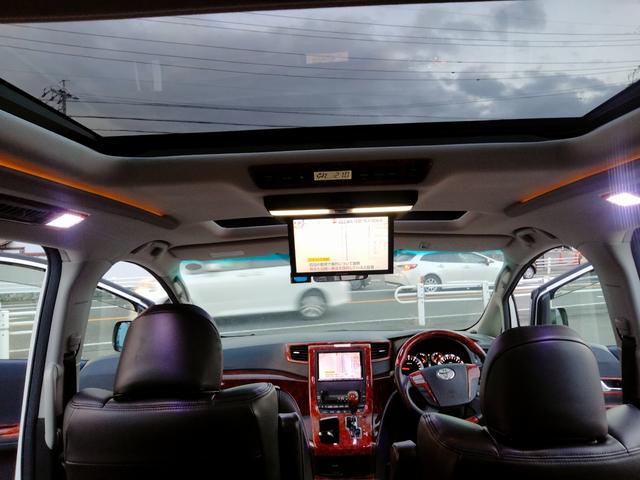 ヴェルファイア ２．４Ｚ　ナビ　フルセグＴＶ　後部モニター　ＤＶＤ　バックカメラ　前後ドラレコ　タバコ臭無し　サンルーフ　両側パワスラ　スマートキー２個　プッシュスタート　ＥＴＣ　ＨＩＤヘッドライト　盗難防止システム（8枚目）