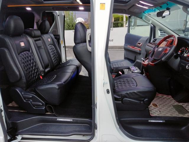 ヴェルファイア ２．４Ｚ　ナビ　フルセグＴＶ　後部モニター　ＤＶＤ　バックカメラ　前後ドラレコ　タバコ臭無し　サンルーフ　両側パワスラ　スマートキー２個　プッシュスタート　ＥＴＣ　ＨＩＤヘッドライト　盗難防止システム（42枚目）