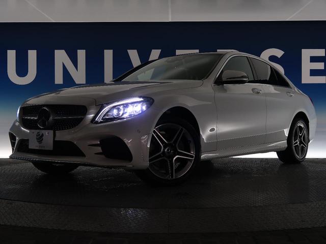 C200アバンギャルド AMGライン 後期型 サンルーフ Rセーフティ Pセンサー キーレスゴー 純正ナビ フルセグ バックカメラ エアサス 純正18インチAW 禁煙車 衝突軽減システム(3枚目)