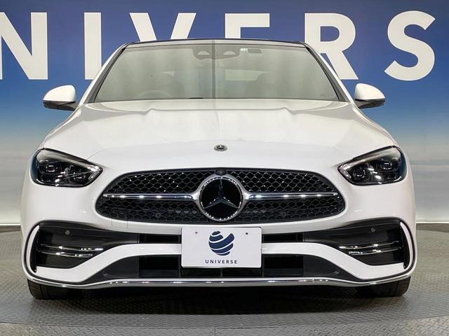 Cクラス C220dアバンギャルド AMGラインパッケージ ベーシックパッケージ レザーエクスクルーシブパッケージ パノラミックスライディングルーフ 黒革シート レーダークルーズ 純正ナビ AppleCarPlay 全周囲カメラ 前席シートヒーター 禁煙車(15枚目)
