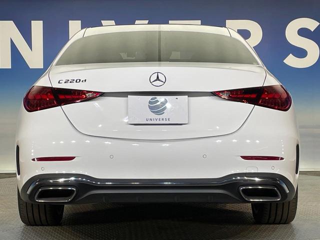 Cクラス C220dアバンギャルド AMGラインパッケージ ベーシックパッケージ レザーエクスクルーシブパッケージ パノラミックスライディングルーフ 黒革シート レーダークルーズ 純正ナビ AppleCarPlay 全周囲カメラ 前席シートヒーター 禁煙車(16枚目)