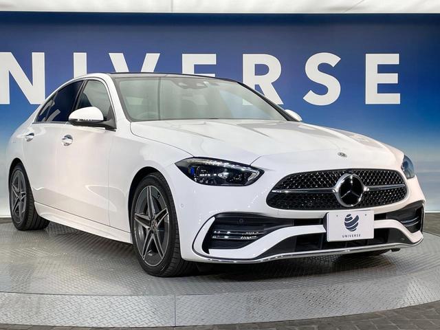 Cクラス C220dアバンギャルド AMGラインパッケージ ベーシックパッケージ レザーエクスクルーシブパッケージ パノラミックスライディングルーフ 黒革シート レーダークルーズ 純正ナビ AppleCarPlay 全周囲カメラ 前席シートヒーター 禁煙車(17枚目)