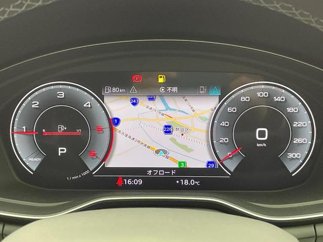 Ａ４ ３５ＴＤＩ　Ｓライン　後期型　コンフォートパッケージ　Ｓラインプラスパッケージ　バーチャルコックピット　レーダークルコン　純正ナビ　Ｂｌｕｅｔｏｏｔｈ　前席シートヒーター　パワーシート　純正１８インチＡＷ　ＥＴＣ　禁煙車（4枚目）